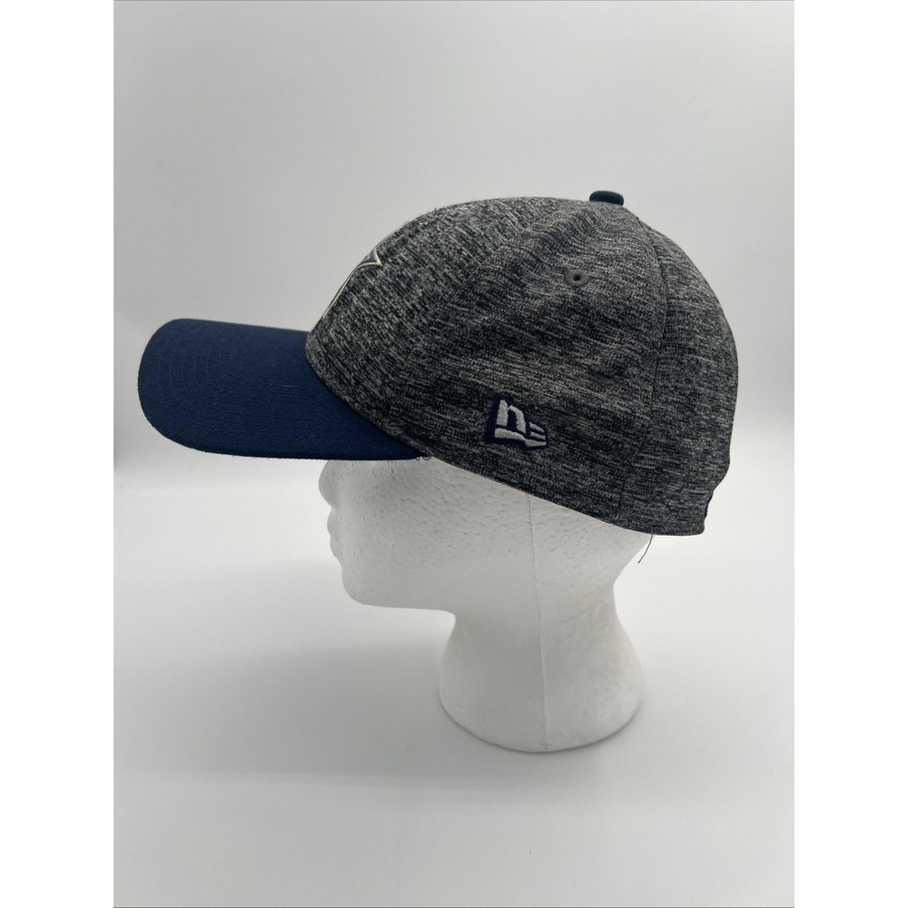 Dallas Cowboys NFL New Era 39Thirty Heather Gray & Navy SIZE Small-Med Cap Hat - Picture 3 of 8